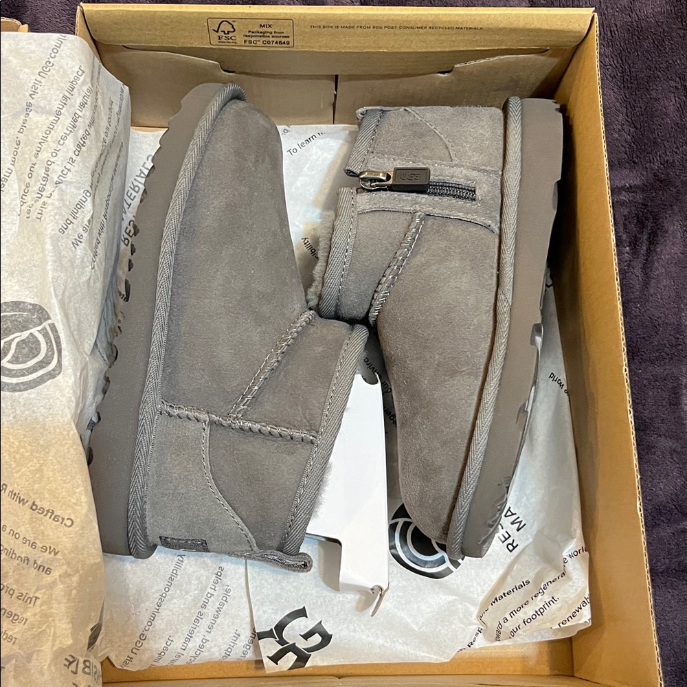 UGG Kids Gray Boots